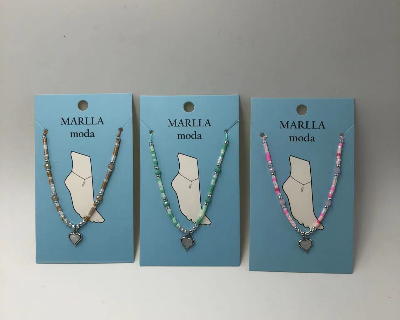 Nanožnice u bojama s privjeskom