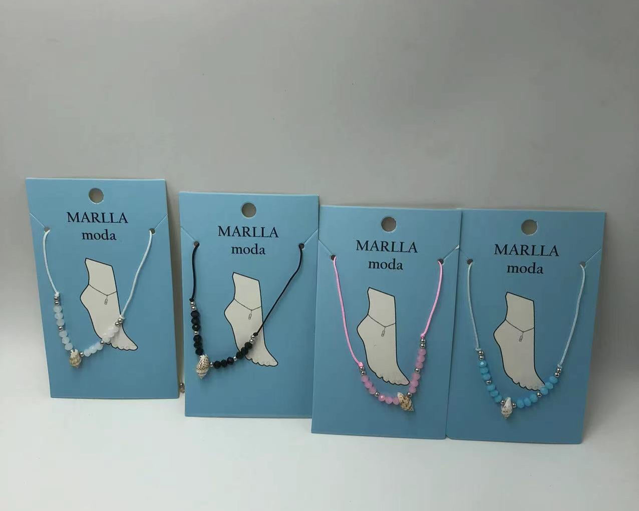 Nanožnice u bojama sa školjkicom