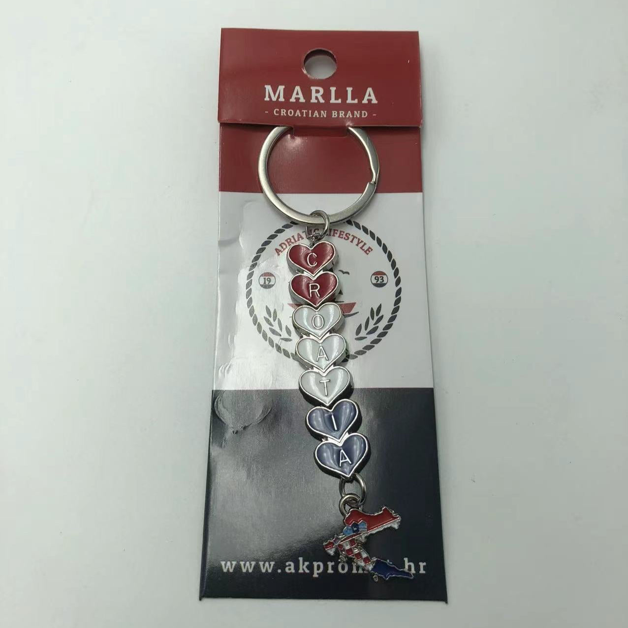 Metalni privjesak CROATIA