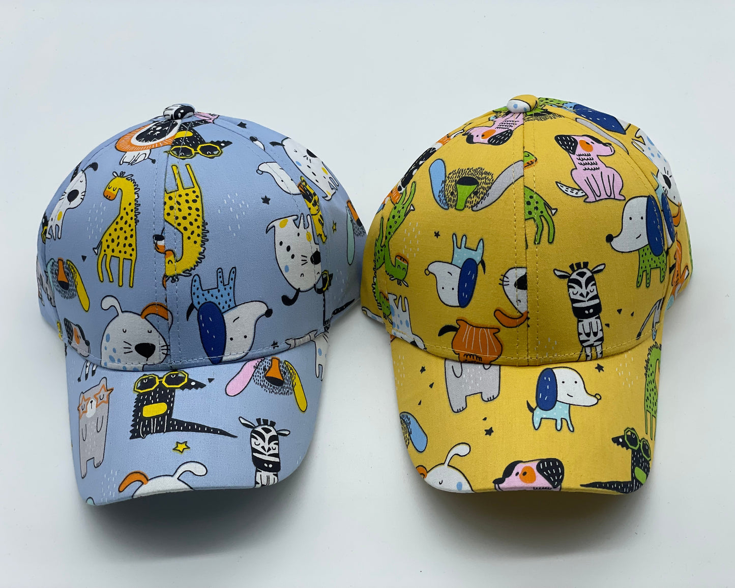Dječja kapa na životinje-plava/žuta
