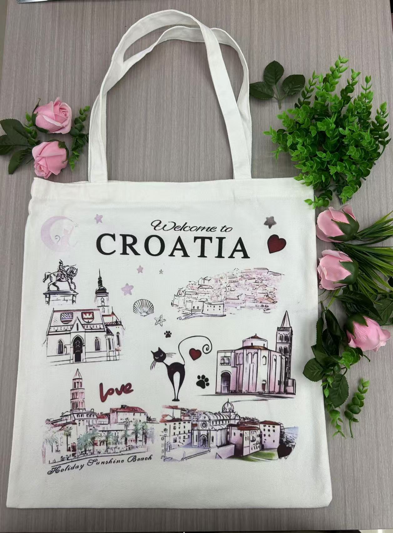 Cotton tote bag Croatia