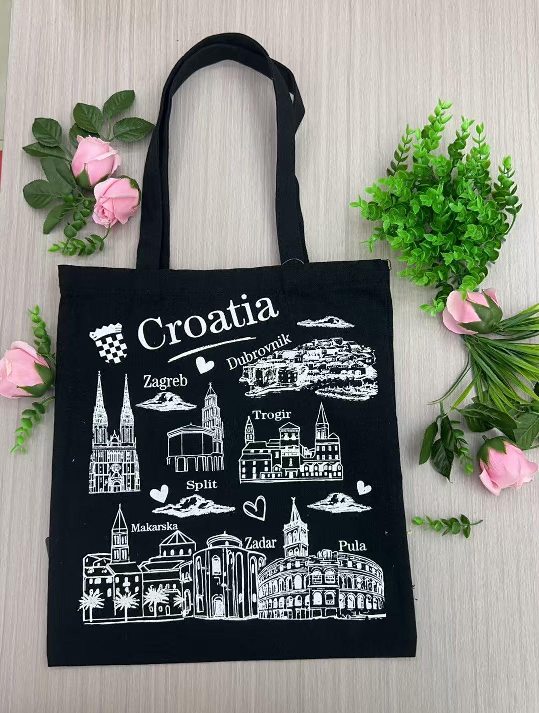 Cotton tote bag Croatia