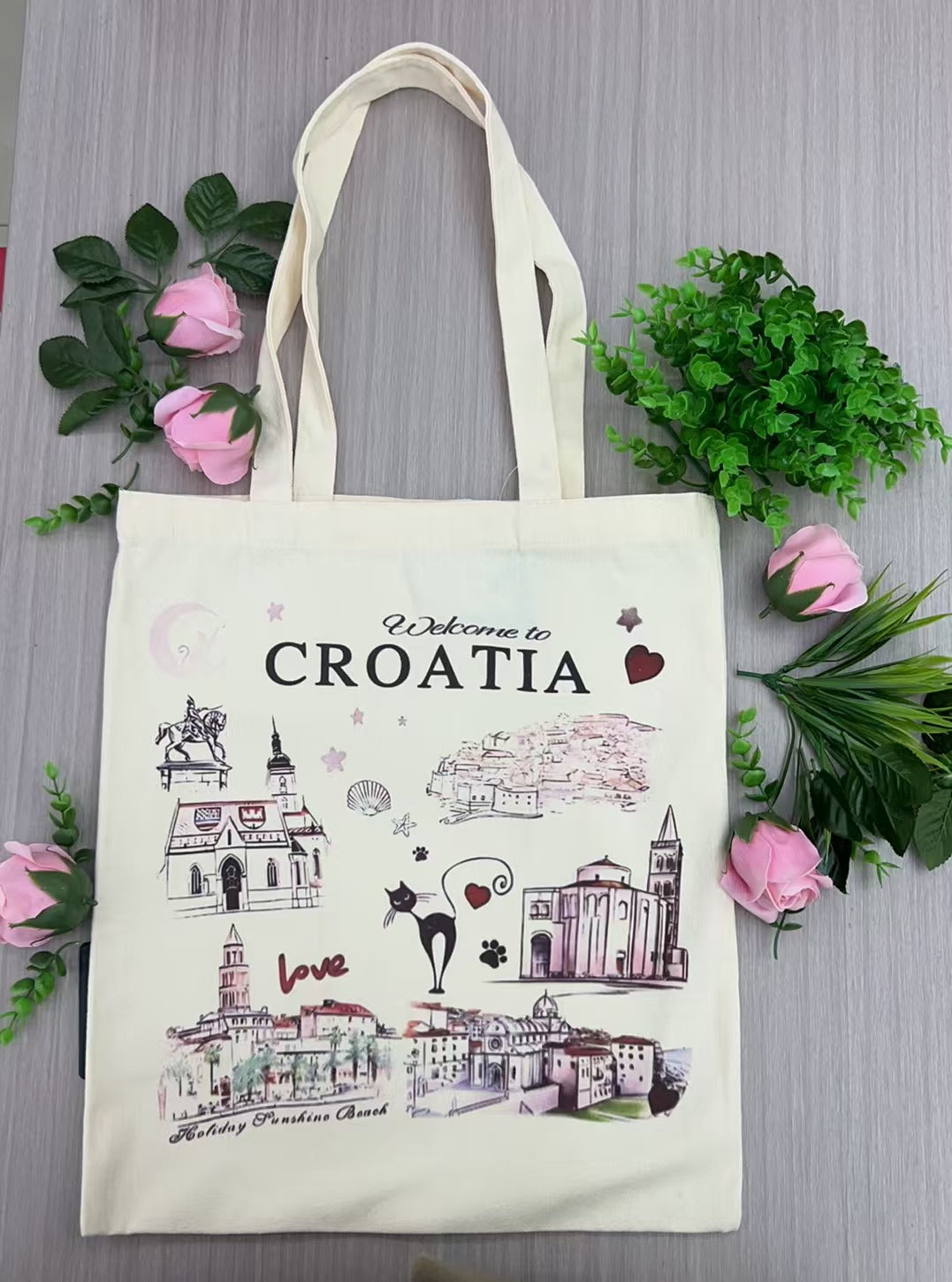 Cotton tote bag Croatia