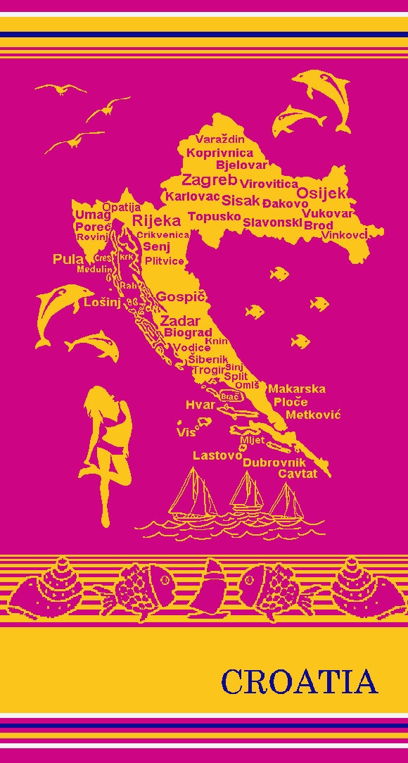 Veliki ručnik za plažu 88x165CM