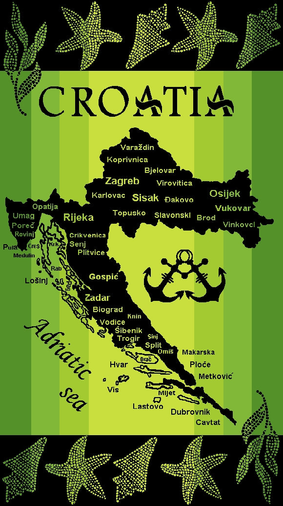 Veliki ručnik za plažu 88x165CM