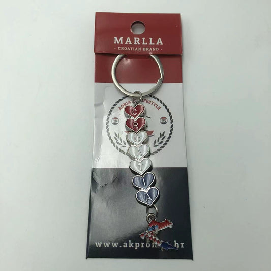 Metalni privjesak CROATIA