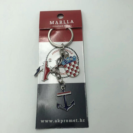 Metalni privjesak CROATIA