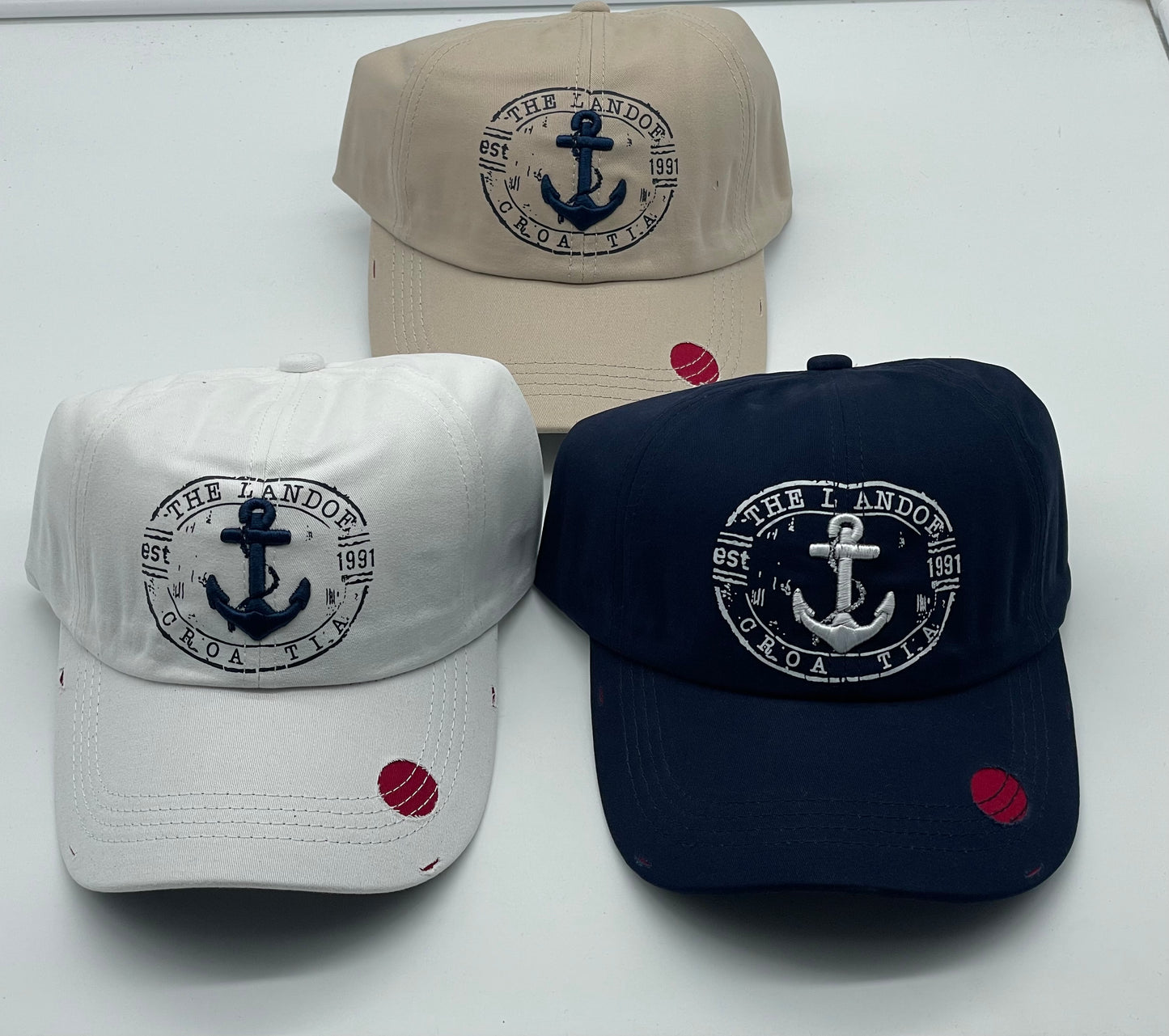 Kapa The Land Of Croatia bijela/bež/plava