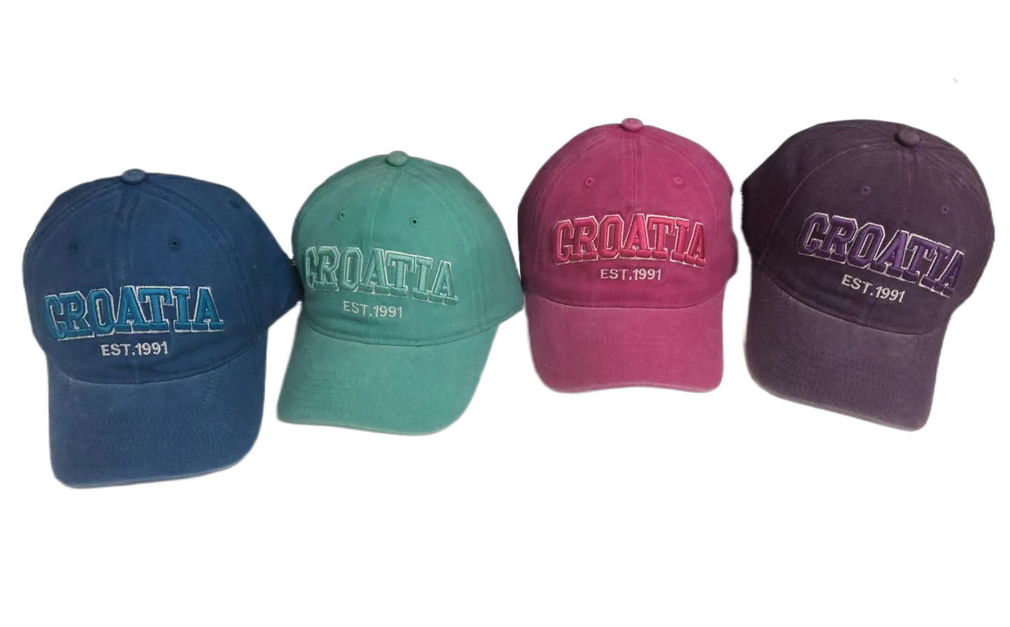 Kapa Croatia EST.1991 roza/ljubičasta/plava/tirkiz
