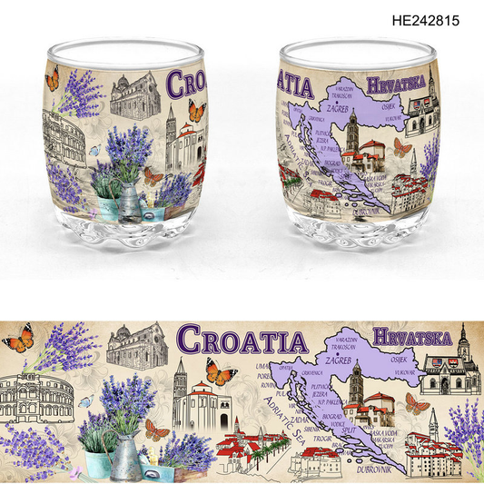 Staklena čašica Croatia