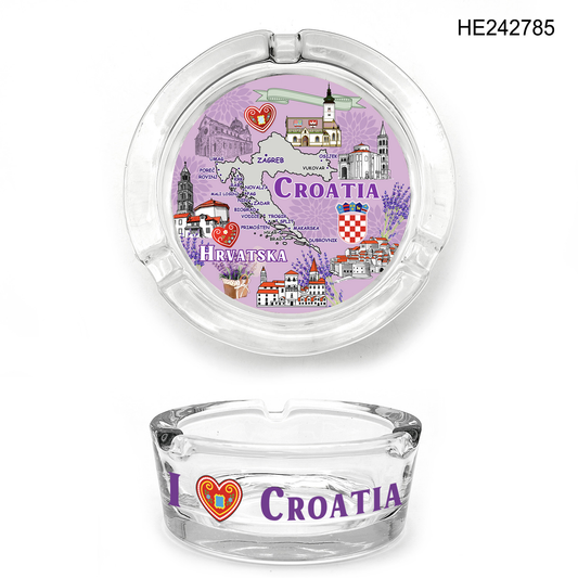 Staklena pepeljara Croatia