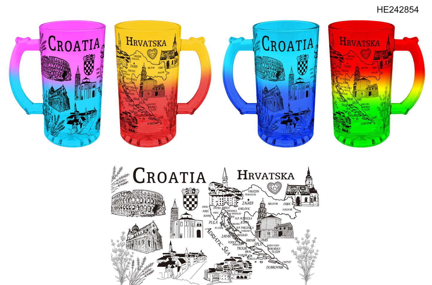Velika staklena krigla