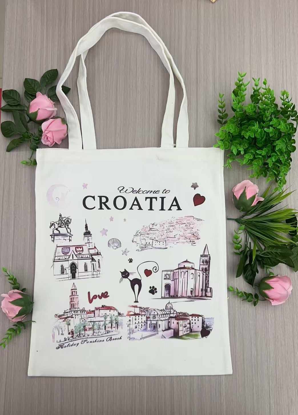 Cotton tote bag Croatia