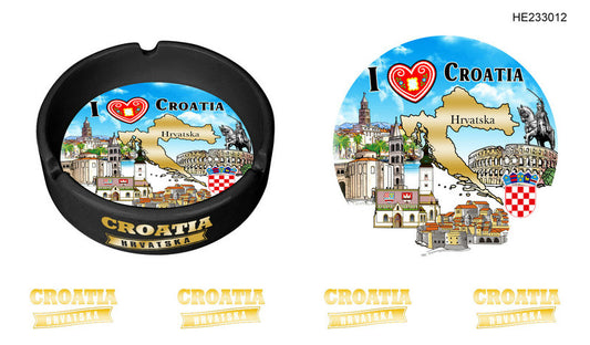 Keramička pepeljara Croatia
