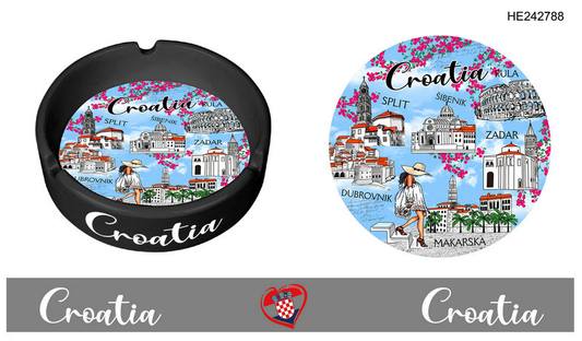 Keramička pepeljara Croatia