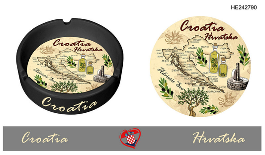 Keramička pepeljara Croatia