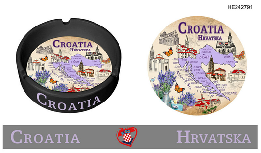 Keramička pepeljara Croatia