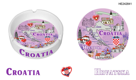 Keramička pepeljara Croatia