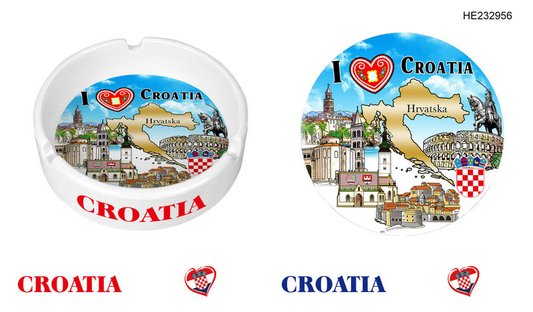 Keramička pepeljara Croatia